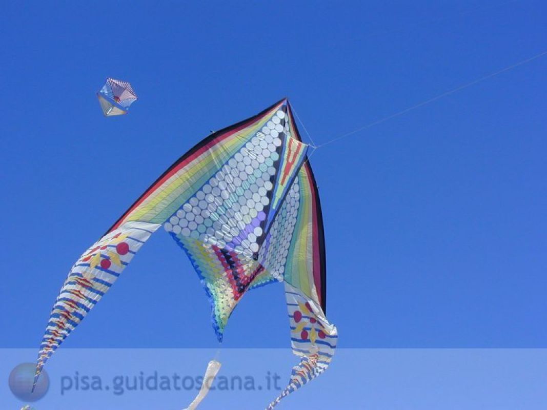 Aquiloni a Marina di Pisa