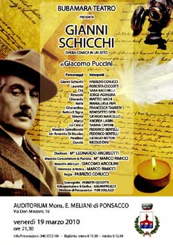 Gianni Schicchi - Opera comica in un atto di Giacomo Puccini